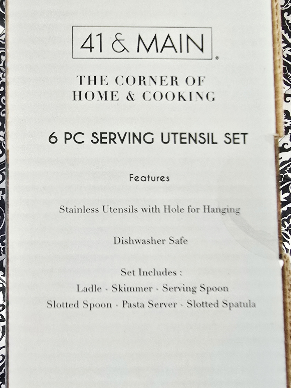 41 & MAIN Olive Green Handle Stainless Steel Kitchen Utensils - Picture 3 of 3